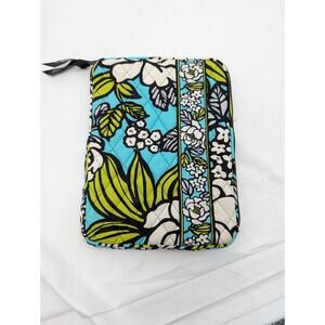 Vera Bradley Island Blooms Mini IPad Tablet E-Reader Quilted Case Card Slot
